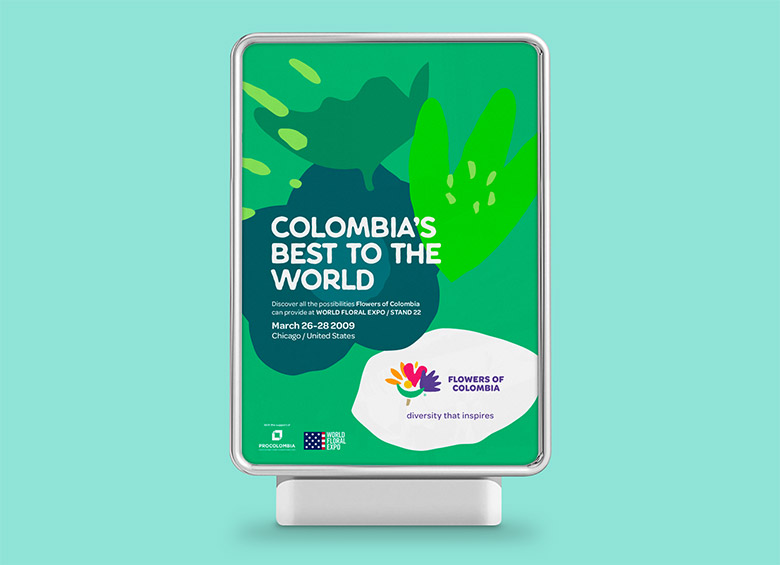 哥伦比亚推出新LOGO，进一步稳固全球第二大花卉出口国的地位
